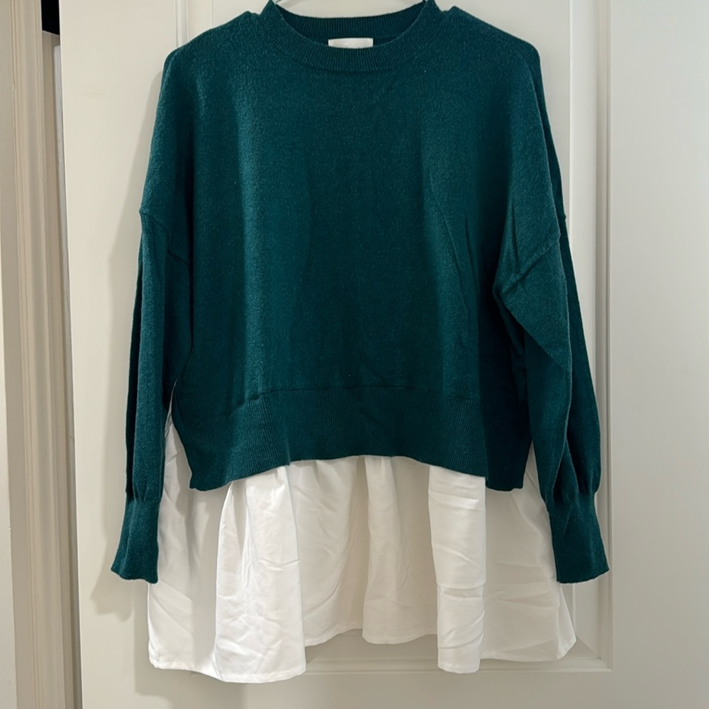 Japan peplum sweater